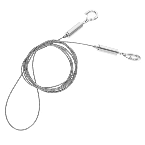 HAMPPLIES Cable Inoxidable para Colgar Cuadros Resistente y Duradero para Exhibición de Fotos y Decoración de Paredes Soporte Fiable para Marcos y Lámparas Uso Versátil Hogar y Oficina