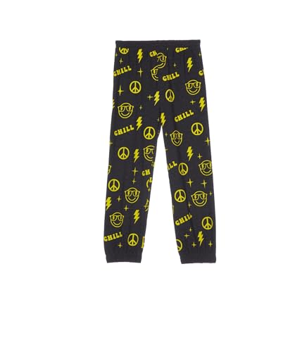 CHASER Boy's Chill Pants (Big Kids) Black 7 Big Kid