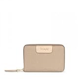 Tous S. Script Day, Accesorio de viaje- Billetera para Mujer, TOPO, pequeña