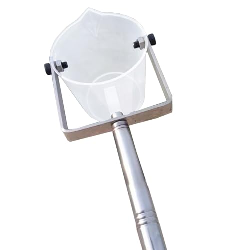 Telescopic Water Sampler 304 Stainless Steel Pendulum Beaker Sampler Ladle 500ml /1000ml Vertical Swing Sampler Water Sampling Pole for Water Quality (Size:1.1m-3m/3.6ft-9.8ft,Color:Plastic 1000ml)