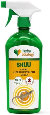 SHUU Lizard Repellent Spray - 500ml | Smarter way to Shuu Lizards away | 100% Herbal and Chemical free | Baby and Pet safe | Certified Ayurvedic | Effective on all types of Lizards