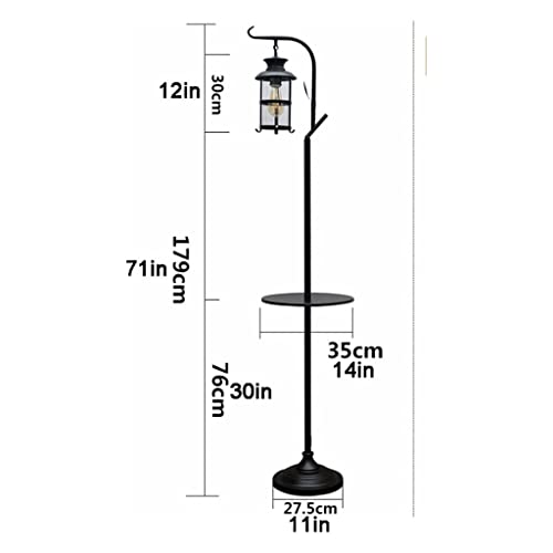 Lámpara de pie alta antigua para iluminar el salón sin levantarse del sofá 7