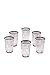 Produktbild Orientalische verzierte Teegläser Set 6 Gläser bunt Gold | Marokkanische Tee Gläser 6 Farben Deko orientalisch | 6 x Orientalisches Marokkanisches Teeglas verziert | Muster auswählen (Weiss)