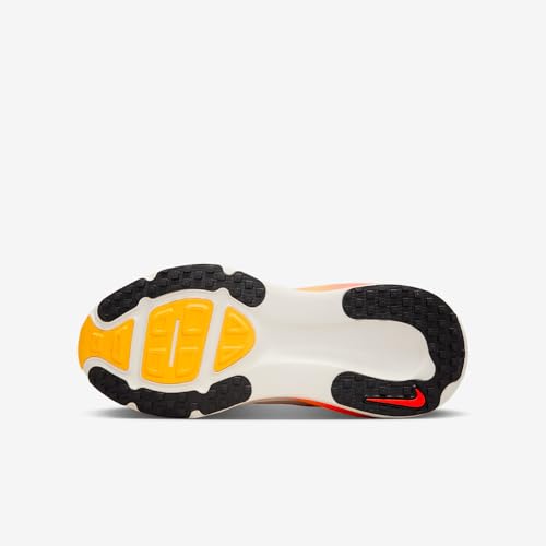 Nike Vomero 18 Big Kids' Road Running Shoes (HQ2157-102, Sail/Bright Crimson/Laser Orange/Black)2