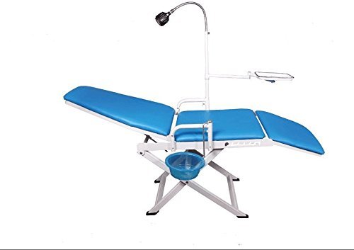 East Dental Portable Chair Overhead Cold Light with Cuspidor Tray Dentist Mobile Unit Type GU-109(A)-2 LED Without Recharging.