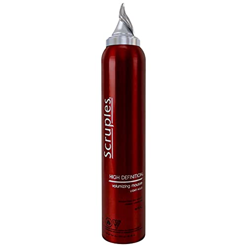 Scruples High Definition Volumizing Mousse - Hair Thickening Mousse for Men & Women - Feels Weightless on Hair