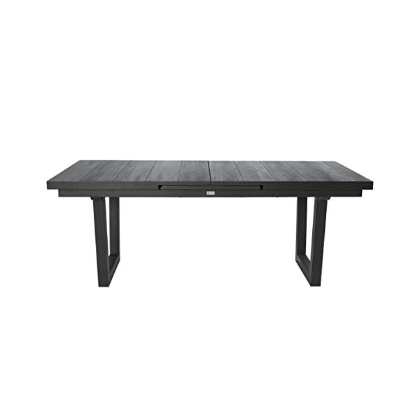 LC Garden Keramo Dining Ausziehtisch Keramik Graphit-Grau