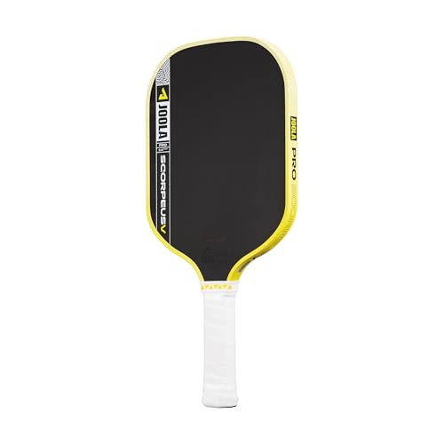 Image of JOOLA Pro V Pickleball Paddle - 14mm /16mm - Raw Carbon Fiber Textured Surface - Enhanced Frame & Propulsion Core, USAPA & UPA-A Certified, NFC Chip Enabled, Premium Control & Lightweight Performance