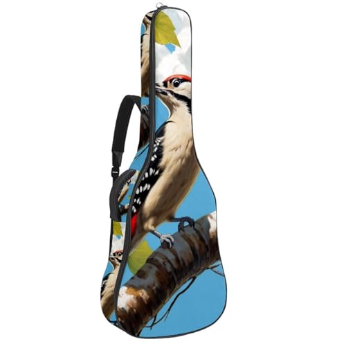 Sac pour guitare à motif pic-vert coloré pour transporter vos instruments en répétition