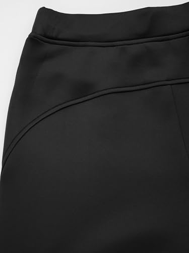 CIDER Mid Rise Solid Drawstring Pocket Straight Leg Trousers4