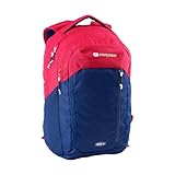 Caribee Obingo 28L Multi-purpose laptop carry-on Backpack/Daypack 46x32x20cm (18x12x8inch) (Red/Navy)