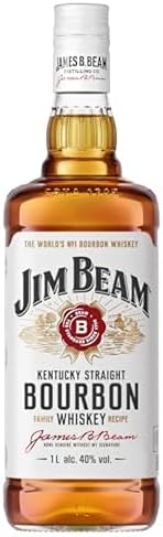 Jim Beam White Kentucky Bourbon Whiskey 1L