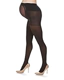 MeMoi Maternity Opaque Tights With Underbelly Support Band
