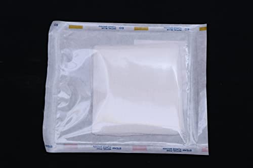 Image of Sterile Absorbent Cotton Gauze Swab | Gauze Swab for Wound Dressing /First Aid /Home (10cm x 10cm x 8ply) (5 pcs per pack) (1 pack)