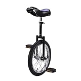 ?? Robusto y duradero: la bicicleta monociclo cuenta con un fuerte marco de acero al manganeso; Llanta de aleación de aluminio engrosada para un mejor soporte.