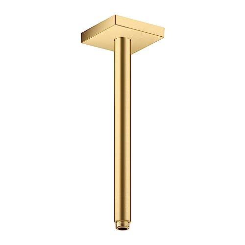 Tuyau d'extension carré AXOR d'or brossé pour plafond chic - 2