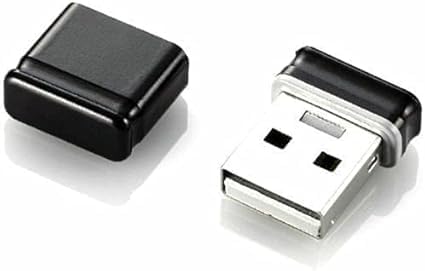 Mini USB 2.0 Flash Drive Memory Stick Fold Storage USB (Black) (8 GB)