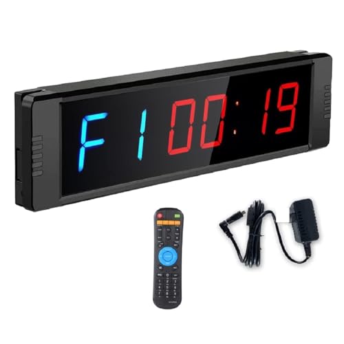 Cronómetro digital para gimnasio con control remoto y Bluetooth miniatura 1