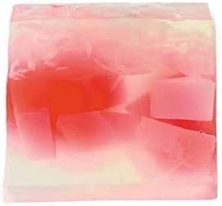 Bomb Cosmetics Plum Berry Ice Handmade Soap Bar Slice, Juicy Plum Scented, Vegan & Cruelty Free, 100 g