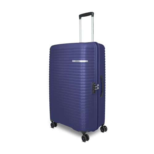 Image of American Tourister Liftoff+|Medium Size Check-in Spinner Trolley Bag (67 cm) for Travel|360 8 Wheel Travel Luggage|Hard Case Polypropylene (PP) Suitcase|Mounted TSA Lock|Midnight Blue