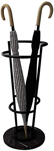 Porte parapluie d'entrée au design noir élégant de 57cm