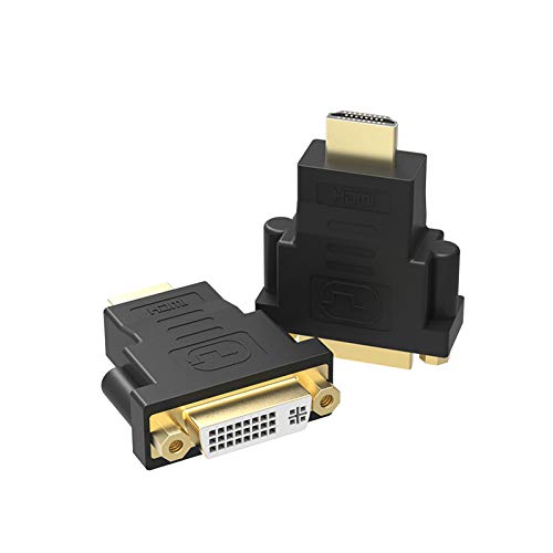 Tobo HDMI Male to DVI 24+5 Female Converter Gold-Plated 1080P HDMI to DVI Adapter Compatible with Laptop/PC/ PS3/4/TV/STB.- TD-502H - Image 2