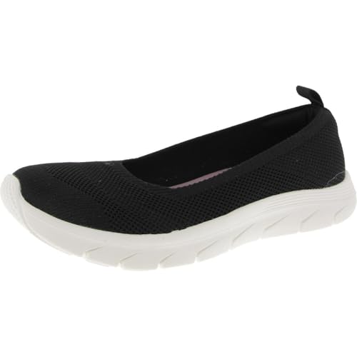 Easy Spirit Womens Verla2 Cushioned Footbed Knit Slip-On Sneakers