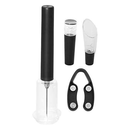 Bomba de aire abridor de botellas, sacacorchos aerotransportador manual – Abrebotellas de vino con aguja manual – para casa, cocina, bar, fiesta, picnic, camping, vacaciones, restaurante, bolsillo