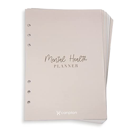 CanPlan Mental Health Planner Refills (12 Months of Inside Pages Only), Best Mental Health Planner, Best Self Care Gift, Mental Health Gift