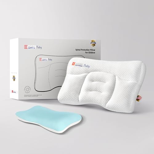 HOAGBaby Toddler Pillow with Pillowcase, Breathable &...