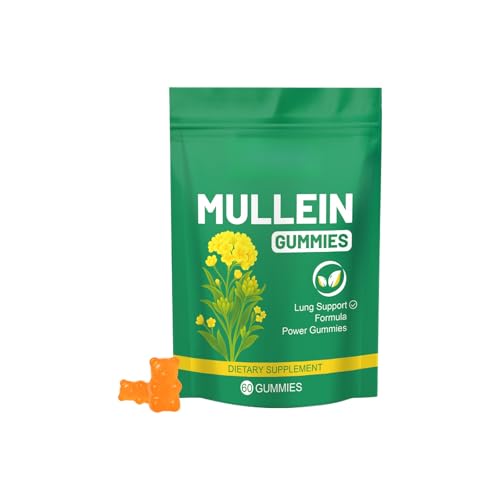 Gummies de molène pour la santé respiratoire | Supplément à croquer 60 pièces