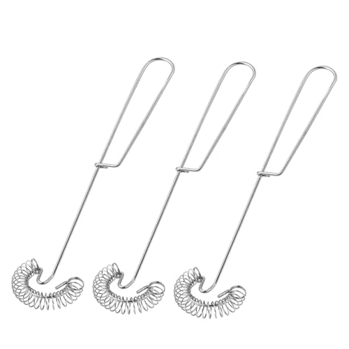 GRIRIW 3Piezas Mano De Cocina Inoxidable Batidor Manual Con Utensilios De Cocina Para Ingredientes