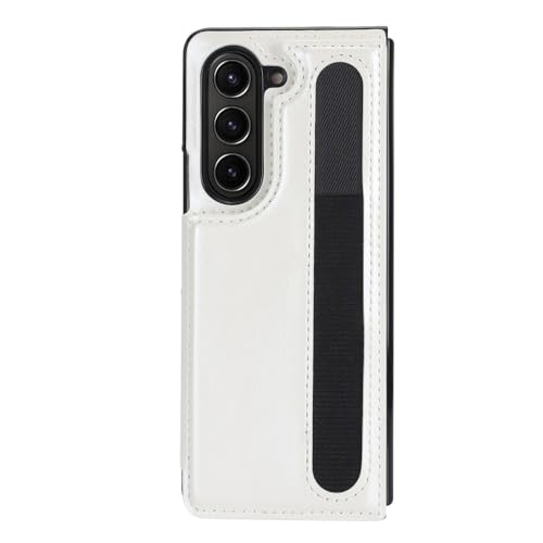 Housse Galaxy Z Fold 4 en cuir pour réunions et déplacements