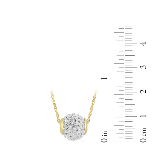 Amazon Essentials 10k Gold Elements Slide Ball Pendant Necklace, (previously Amazon Collection)4