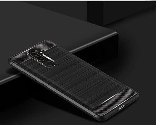 Image of Hybrid Carbon Fiber Back Case for Nokia 7 Plus (Black)