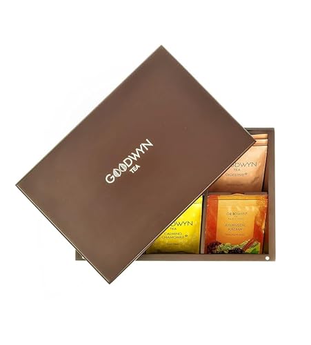 Image of Goodwyn Tea Alluring Chest (90 Tea Bags) | Assorted | Royal Exotic Wooden Tea Box | Best Premium Tea Hamper Gift Box Set Souvenir for Foreigners, Office, Corporates | Wedding | Welcome | Anniversary | Birthday | Festivals | Occassion