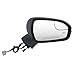 Passenger Side Mirror Compatible with Ford Fusion 2013-2016, Power, Heated, with Turn Signal, Puddle Light, Blind Spot, Manual Folding, Replace DS7Z17682BA (Right Paintable)