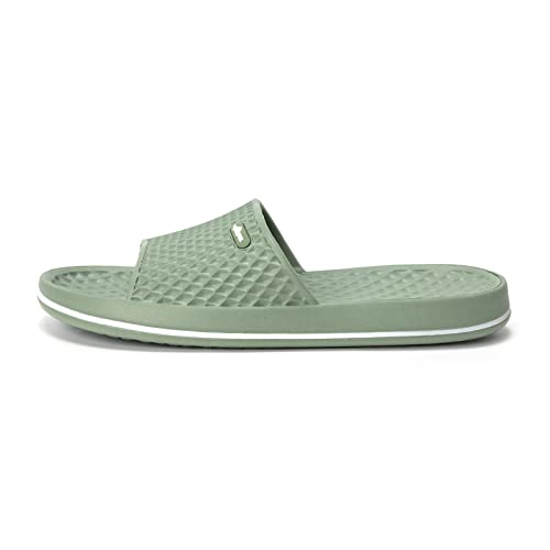 Image of FUNKYMONKEY Men's Shower Slides - Non Slip Quick Drying Sandals for Men - Lightweight Pool Beach Bathroom Slippers Indoor Outdoor