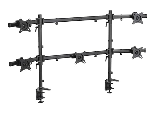 Support écran HFTEK Jusqu'à 49 Pouces - Bras Réglable Hauteur Pivot 360° Charge 20kg