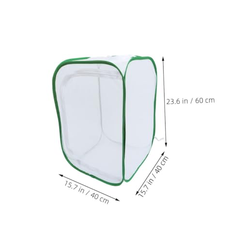 Cage d'élevage pliable pour chenilles et terrarium souple avec filet transparent - 2