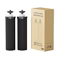 JOYPUR PF-2 Black Purification Elements, Replacement Filters for ProOne® and Berkey® Filters, ProOne® Big+ or Berkey® Big Countertop Gravity Water Filter System and Purewell System (2 Pack)