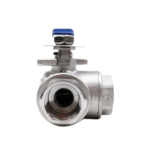 Vanne trois voies filetée 1" en inox pour stopper les fuites