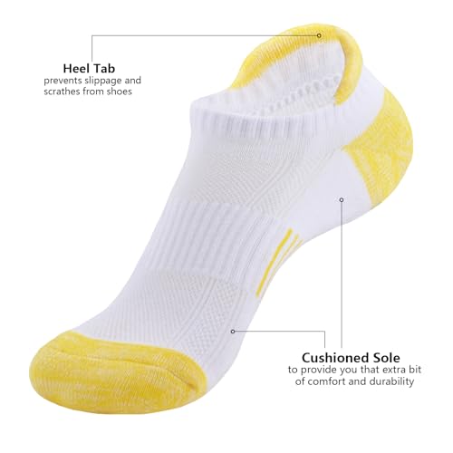 Low Cut Socks for Womens Athletic Cushioned Socks Ankle Cotton Sock3