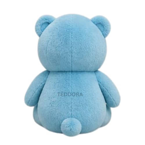 Image of Hoddie Teddy Soft Toy for Girls Boys Kids, Dark Blue, Cap Plush Stuffed Baby Gift Birthday, 30 cm