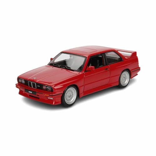 Bburago BMW M3 (E30) Die-Cast a Escala 1:24 Rojo miniatura 3