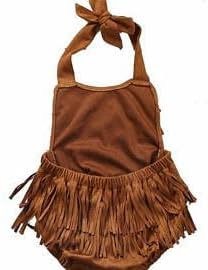 Miniatura 6 de Indian Princess Romper/Personalized Pocahontas Costume/Aztec/Wild One/Free Spirit/Fringe Romper/Boho Romper/Birthday/Baby/Girl/Toddler