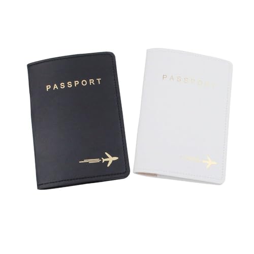 Card Case Wallet Unisex or Cover Card Holder Travel Wallet Document Bag(Black)4