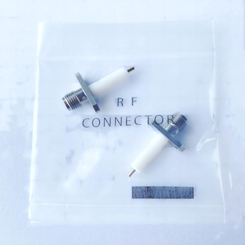 Connecteur RF SMA KFD275G femelle à bride 2 trous pour câble coaxial