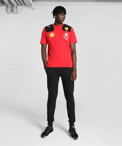 PUMA Scuderia Ferrari - Camiseta Equipo 2023 Carlos Sainz - Rojo - Hombre - Talla: XL