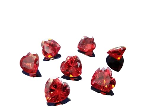 Zircon rouge grenat cœur la pierre idéale pour créer un cadeau de bijoux unique